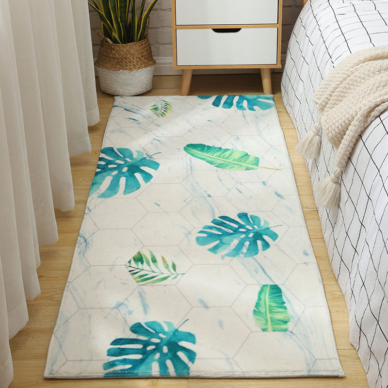 BowLift | Stylish Multi-Colored Kids Rug Cotton Pattern Rug Machine Washable Pet Friendly Non-Slip Back Rug for Girls Bedroom