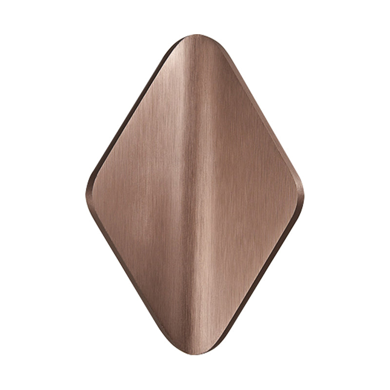 BowLift | Concave Rhombus Metal Wall Light Modern LED Black/Gold/Coffee Wall Light Light for Living Room