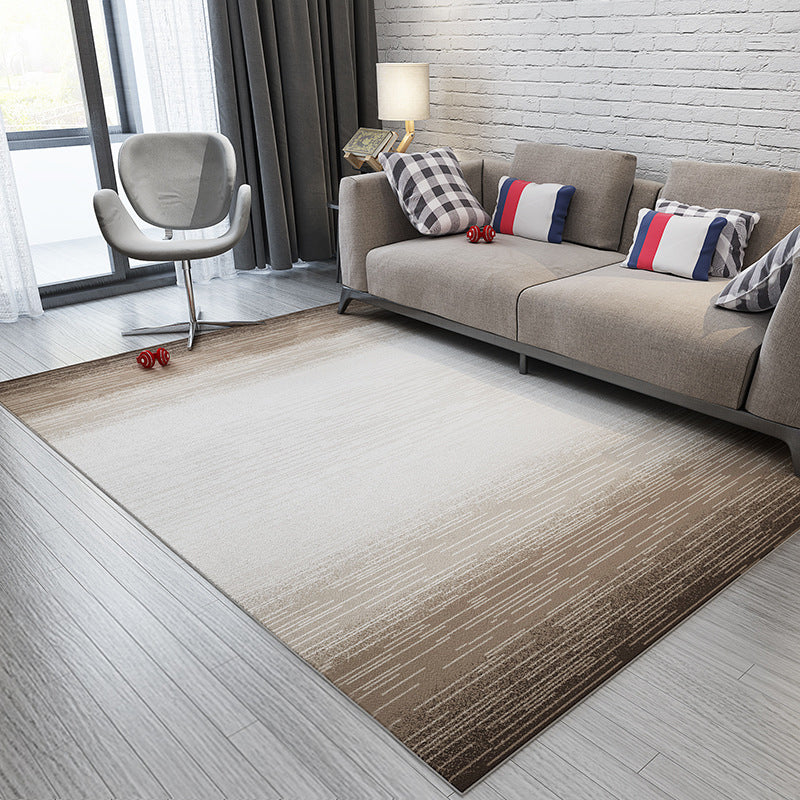 BowLift | Cyberpunk Abstract Lines Print Rug Multi-Color Polypropylene Rug Stain Resistant Anti-Slip Pet Friendly Carpet for Home