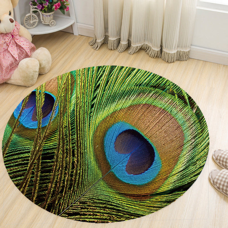 BowLift | Vivid 3D Print Area Rug Multicolor Contemporary Rug Synthetic Pet Friendly Non-Slip Washable Rug for Bedroom