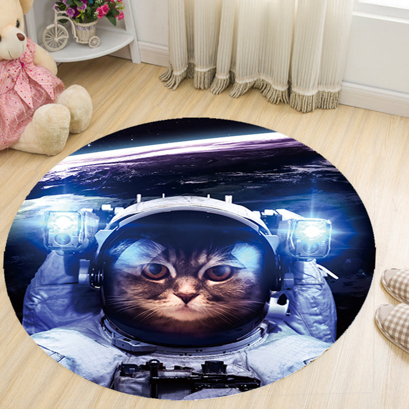 BowLift | Vivid 3D Print Area Rug Multicolor Contemporary Rug Synthetic Pet Friendly Non-Slip Washable Rug for Bedroom