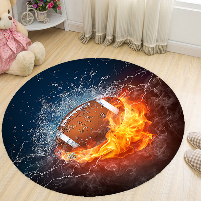 BowLift | Vivid 3D Print Area Rug Multicolor Contemporary Rug Synthetic Pet Friendly Non-Slip Washable Rug for Bedroom