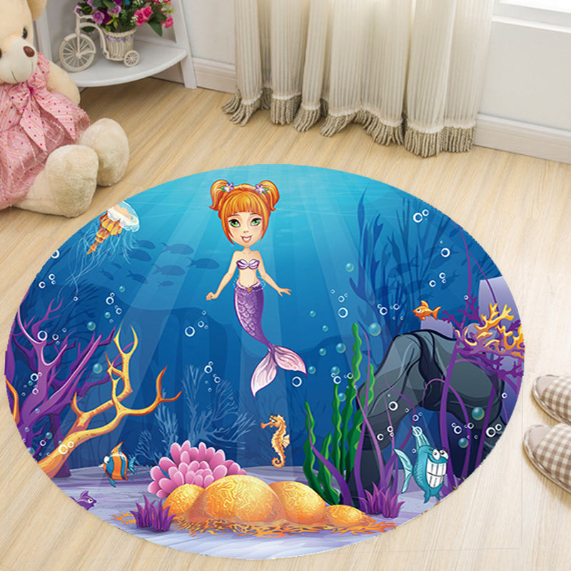BowLift | Vivid 3D Print Area Rug Multicolor Contemporary Rug Synthetic Pet Friendly Non-Slip Washable Rug for Bedroom