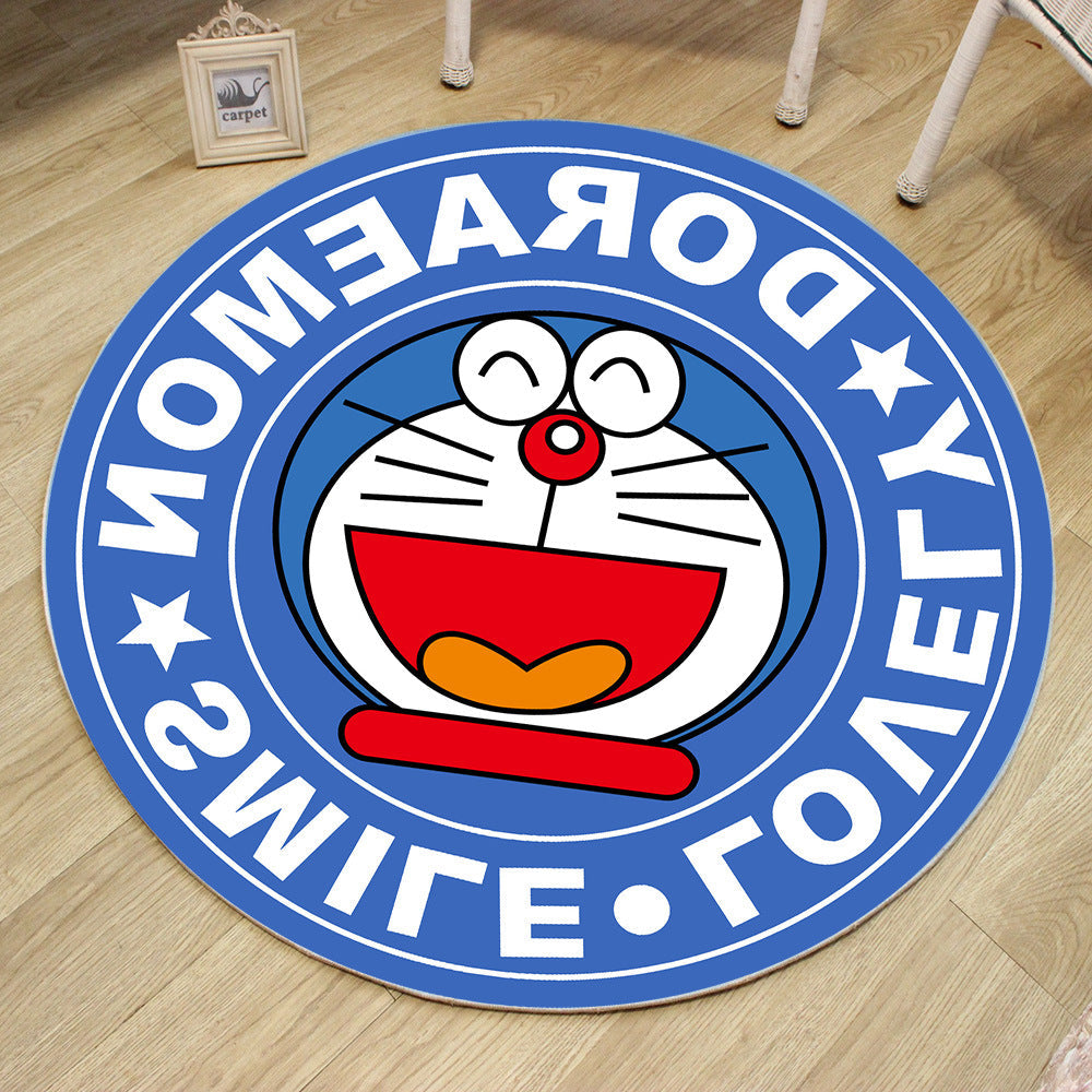 BowLift | Unique 3D Cartoon Rug Multi Color Novelty Rug Polypropylene Non-Slip Back Stain Resistant Washable Rug for Bedroom