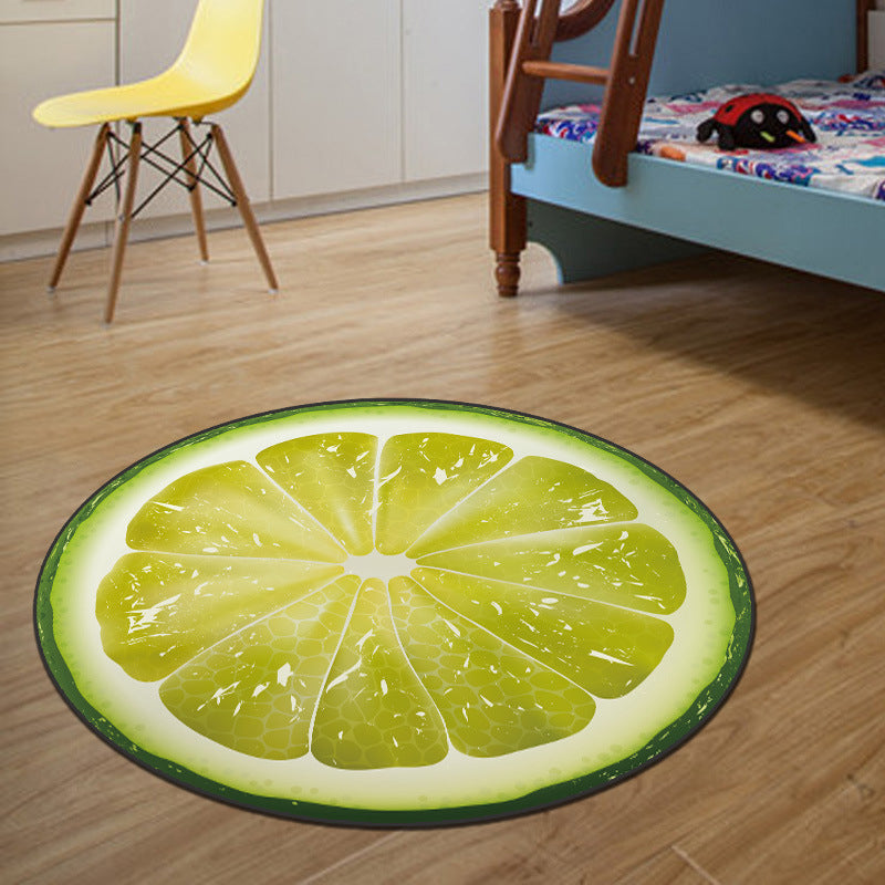 BowLift | Unique 3D Cartoon Rug Multi Color Novelty Rug Polypropylene Non-Slip Back Stain Resistant Washable Rug for Bedroom