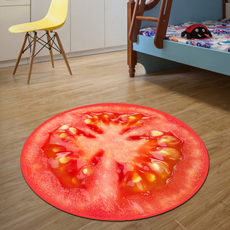 BowLift | Unique 3D Cartoon Rug Multi Color Novelty Rug Polypropylene Non-Slip Back Stain Resistant Washable Rug for Bedroom