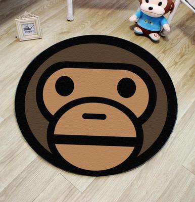 BowLift | Unique 3D Cartoon Rug Multi Color Novelty Rug Polypropylene Non-Slip Back Stain Resistant Washable Rug for Bedroom