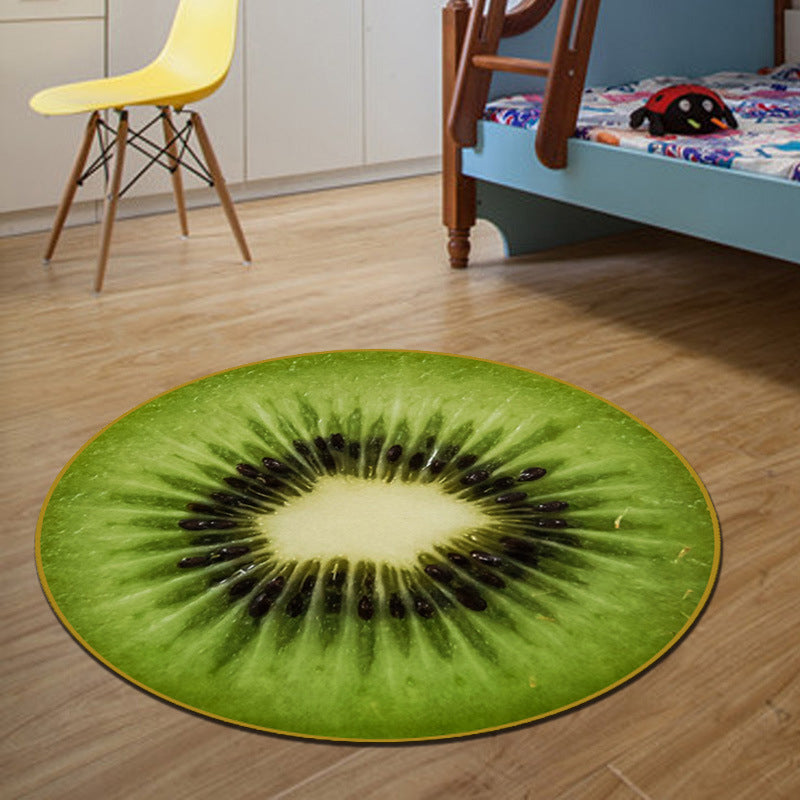 BowLift | Unique 3D Cartoon Rug Multi Color Novelty Rug Polypropylene Non-Slip Back Stain Resistant Washable Rug for Bedroom