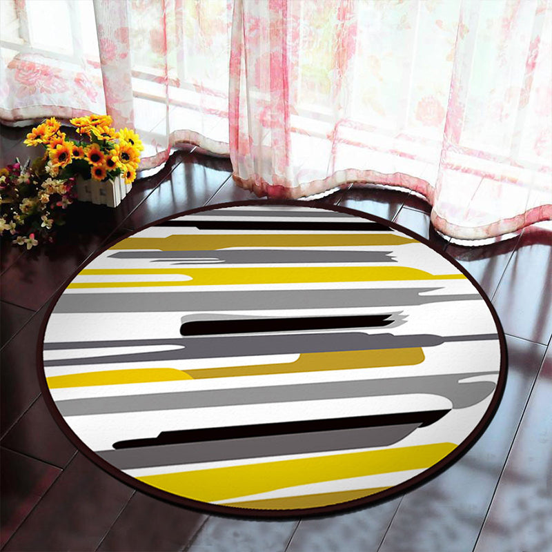 BowLift | Unique 3D Cartoon Rug Multi Color Novelty Rug Polypropylene Non-Slip Back Stain Resistant Washable Rug for Bedroom