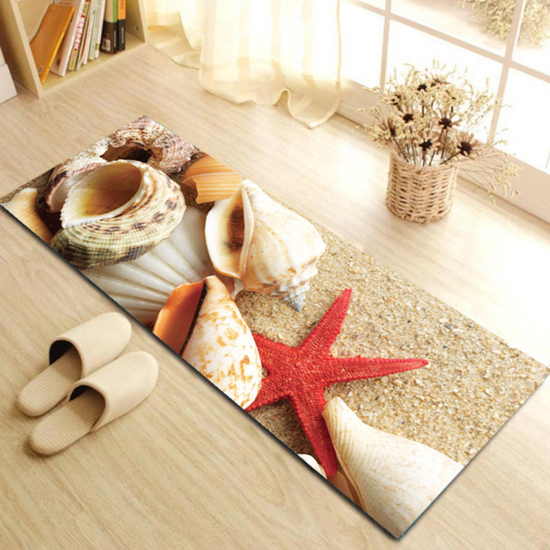 BowLift | Contemporary Patterned Runner Multi-Colored Synthetic Carpet Machine Washable Non-Slip Stain Resistant Carpet for Door