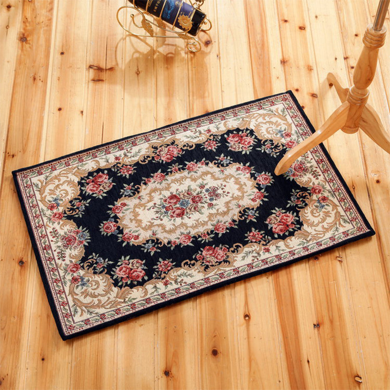 BowLift | Classic Victoria area rug Multicolor flower carpet Pet-friendly Washable Non-slip backing Door mat