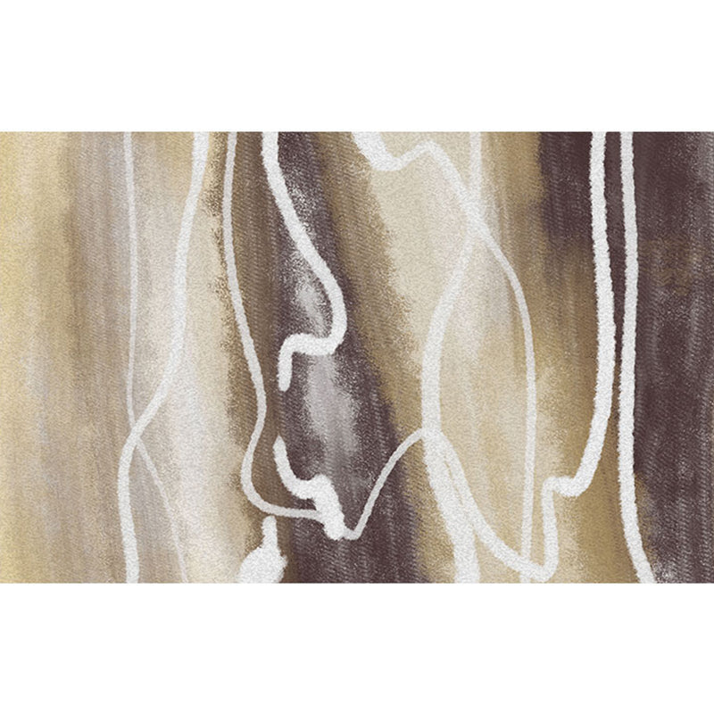 BowLift | Calming Multi Colors Nordic Rug Synthetic Geometric Rug Washable Stain Resistant Non-Slip Backing Rug for Living Room