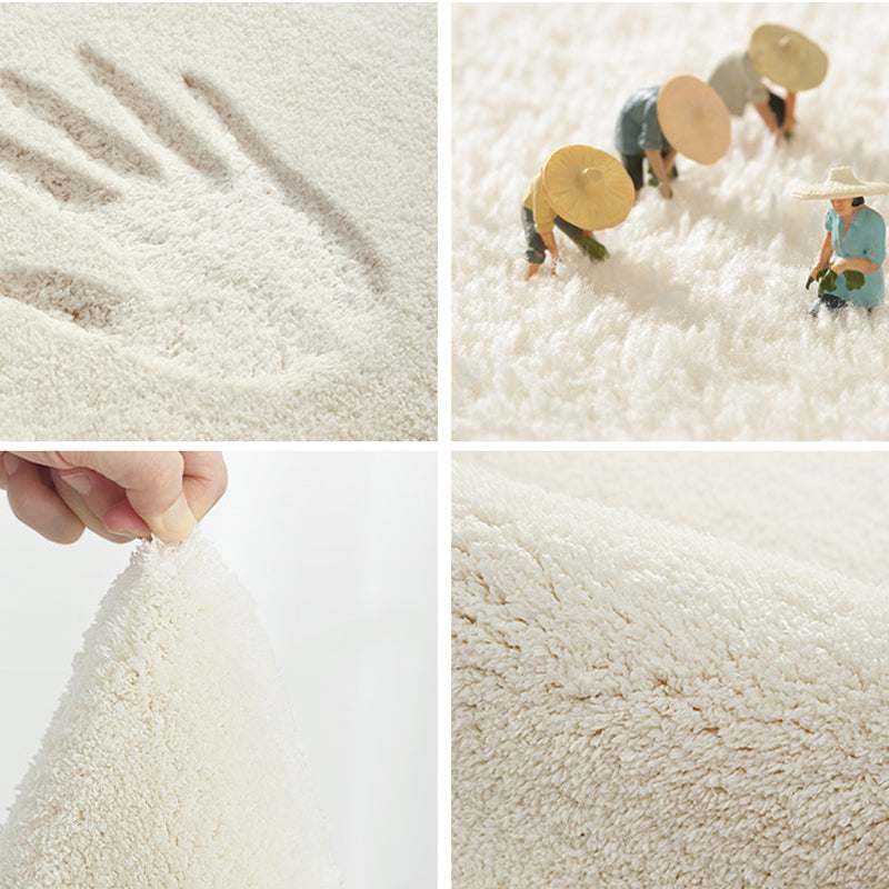 BowLift | Casual Living Room Rug Multicolored Cartoon Plant Pattern Rug Synthetic Pet-Friendly Non-Slip Rug