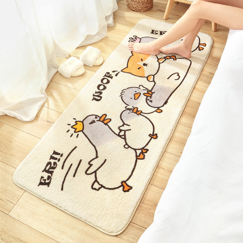 BowLift | Colorful beautiful carpet polypropylene cartoon animal pattern rug non-slip washable area rug for children's bedroom