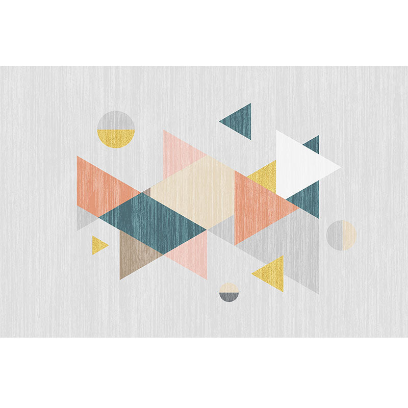 BowLift | Classic Living Room Carpet Multicolor Color Block Rug Blended Fabric Pet Friendly Easy Care Rug