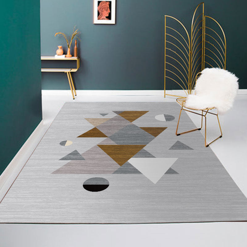 BowLift | Classic Living Room Carpet Multicolor Color Block Rug Blended Fabric Pet Friendly Easy Care Rug