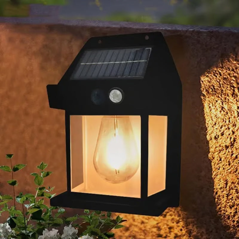 BowLift | Elegant Outdoor Solar Wall Light with Motion Sensor