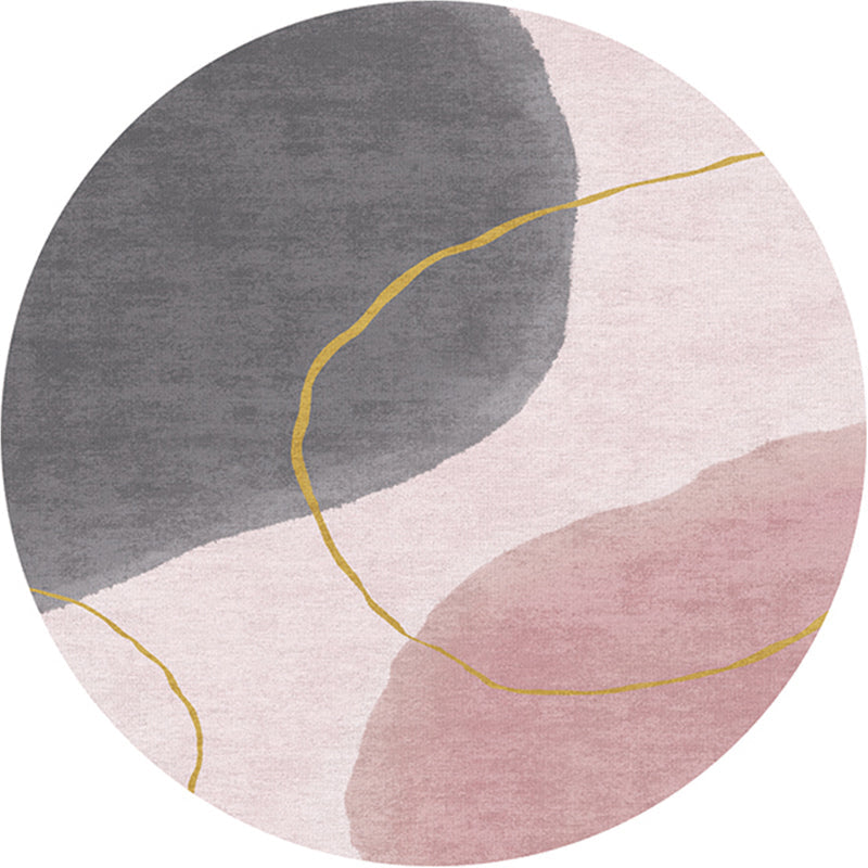 BowLift | Creative Bedroom Rug Multicolored Color Differentiated Rug Polypropylene Washable Pet Friendly Non-Slip Rug