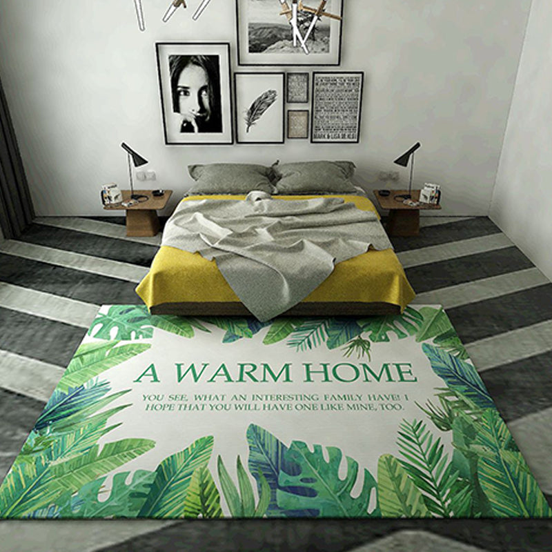 BowLift | Western garden printed carpet multicolored polyester carpet with non-slip backing stain-resistant indoor carpet for bedroom