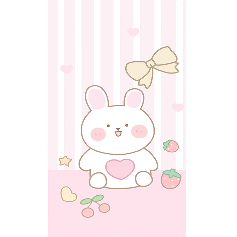 BowLift | Colorful Printed Cartoon Rug Polyester Cute Area Rug Easy Care Pet Friendly Indoor Carpet for Children's Room