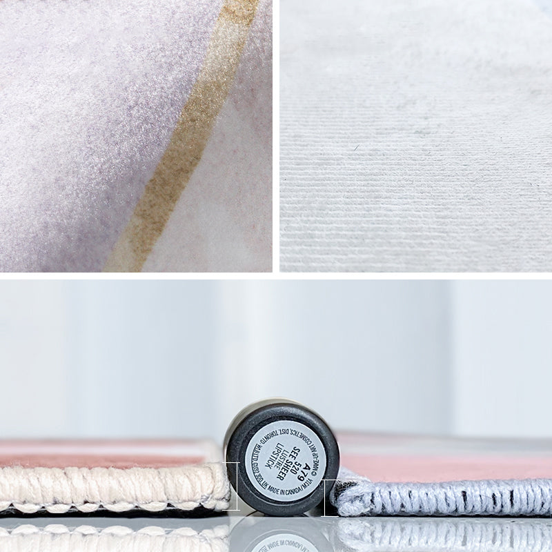 BowLift | Creative decorative carpet Multicolored abstract print carpet Polypropylene non-slip backing pet-friendly carpet