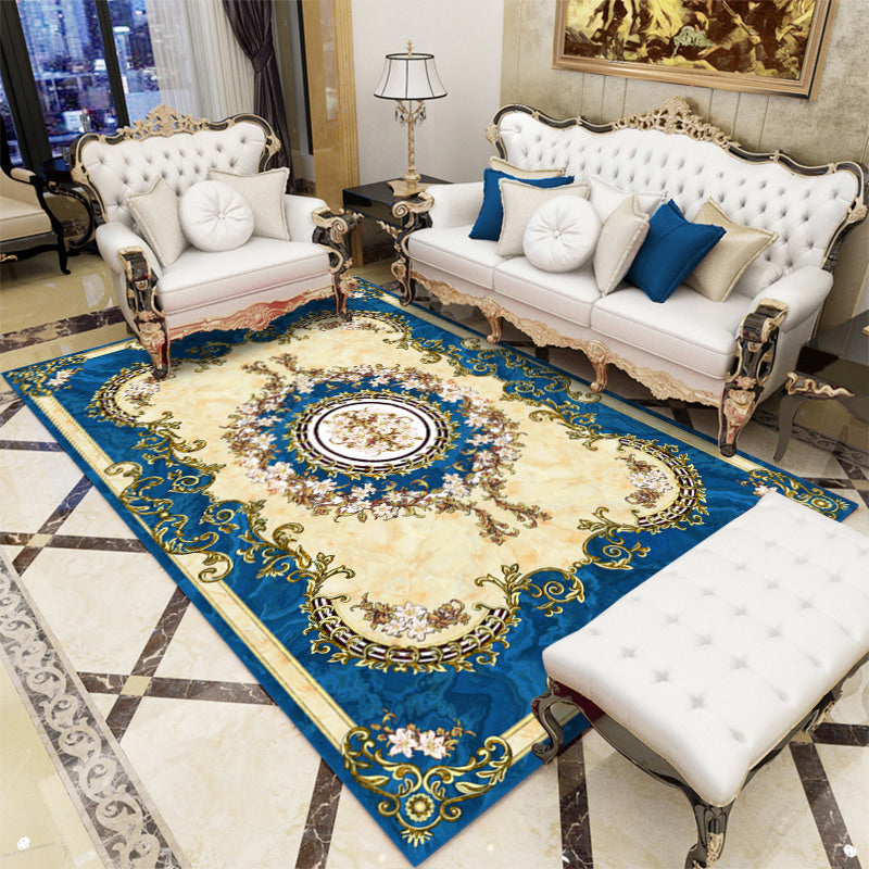 BowLift | Antique patterned rug multicolored polypropylene indoor rug easy care washable rug for living room