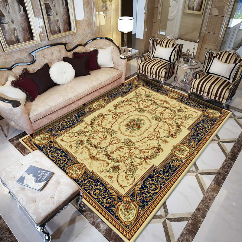 BowLift | Vintage Western Rug Multicolored Floral Printed Area Rug Easy Care Washable Indoor Rug for Decoration