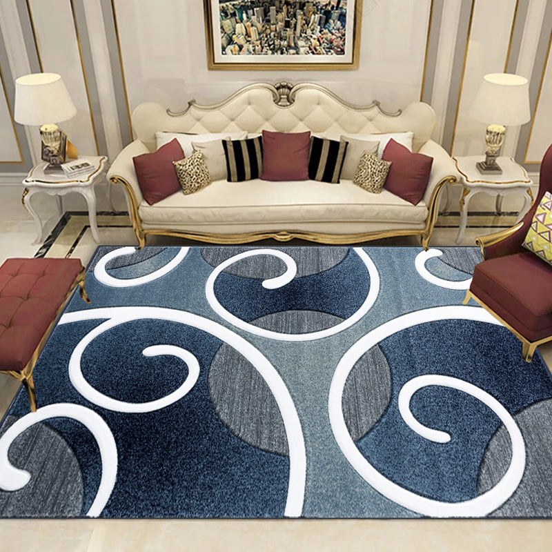 BowLift | Indian Living Room Rug Multicolored Geometric Pattern Indoor Rug Polyester Pet Friendly Washable Rug