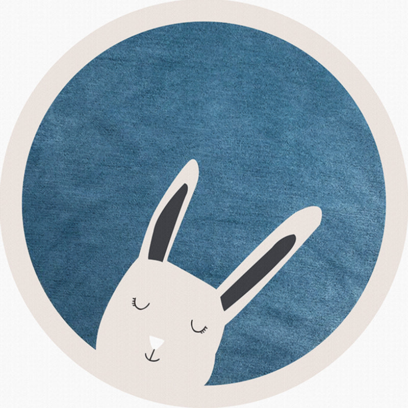 BowLift | Casual Kids Bedroom Rug Multicolor Cartoon Indoor Rug Polyester Non-Slip Easy Care Area Rug