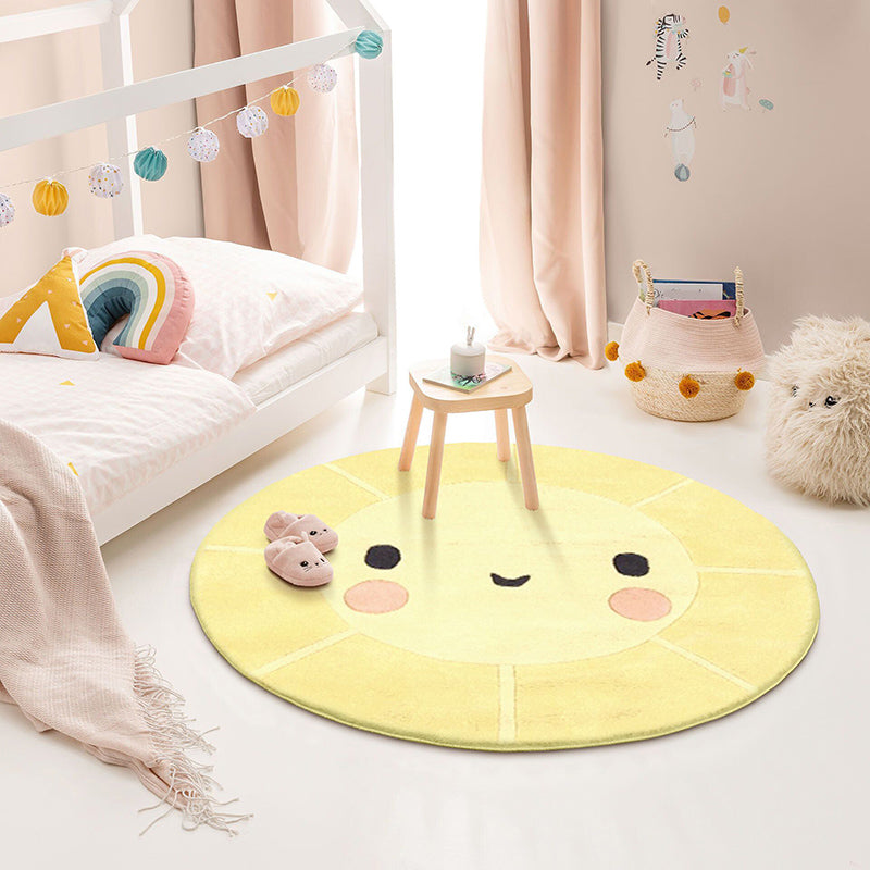 BowLift | Casual Multicolored Pretty Rug Polypropylene Fairy Rug Indoor Carpet Non-slip Backing Washable Rug for Children's Room
