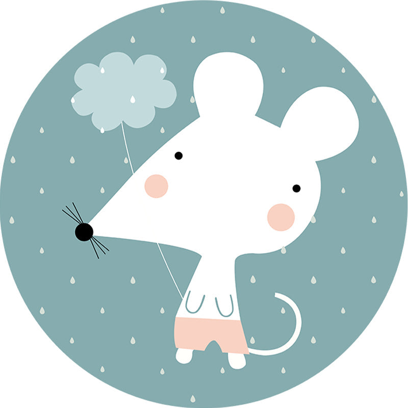 BowLift | Colorful Creative Carpet Polyester Cartoon Print Indoor Rug Non-Slip Back Pet-Friendly Rug for Kids