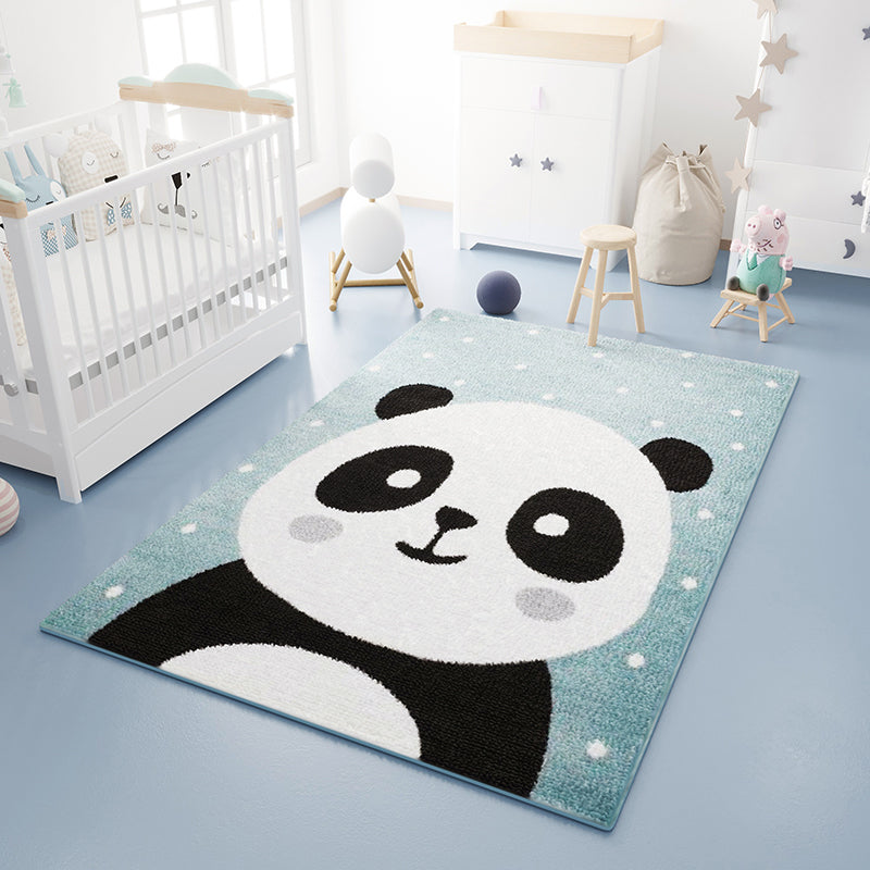 BowLift | Casual Cartoon Print Rug Multicolored Polypropylene Rug Non-Slip Washable Easy Care Rug for Kids