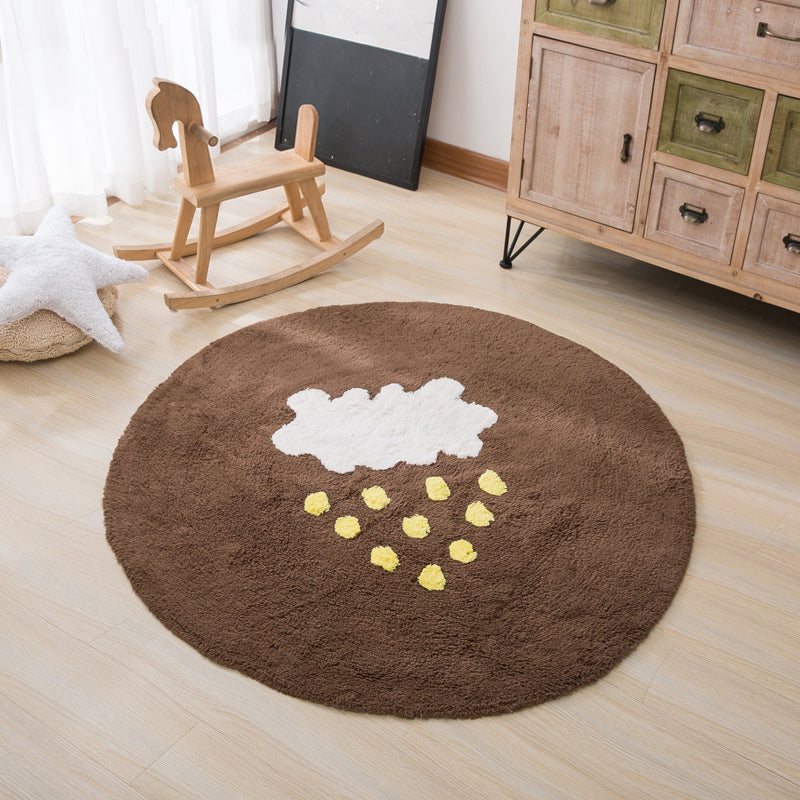 BowLift | Beautiful Children's Room Rug Multicolor Cartoon Rug Cotton Non-Slip Floor Washable Rug