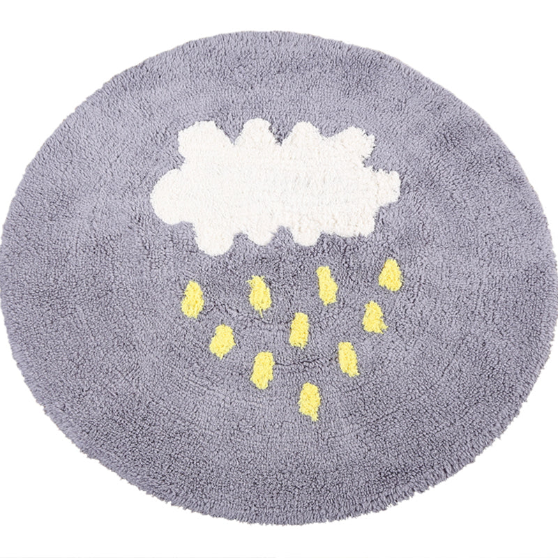 BowLift | Beautiful Children's Room Rug Multicolor Cartoon Rug Cotton Non-Slip Floor Washable Rug