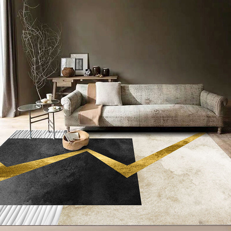 BowLift | Western Living Room Rug Multicolored Polypropylene Rug Non-Slip Back Washable Indoor Rug