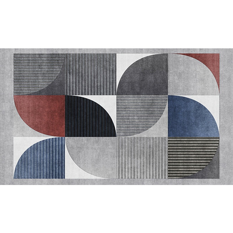 BowLift | Western Living Room Rug Multicolored Polypropylene Rug Non-Slip Back Washable Indoor Rug