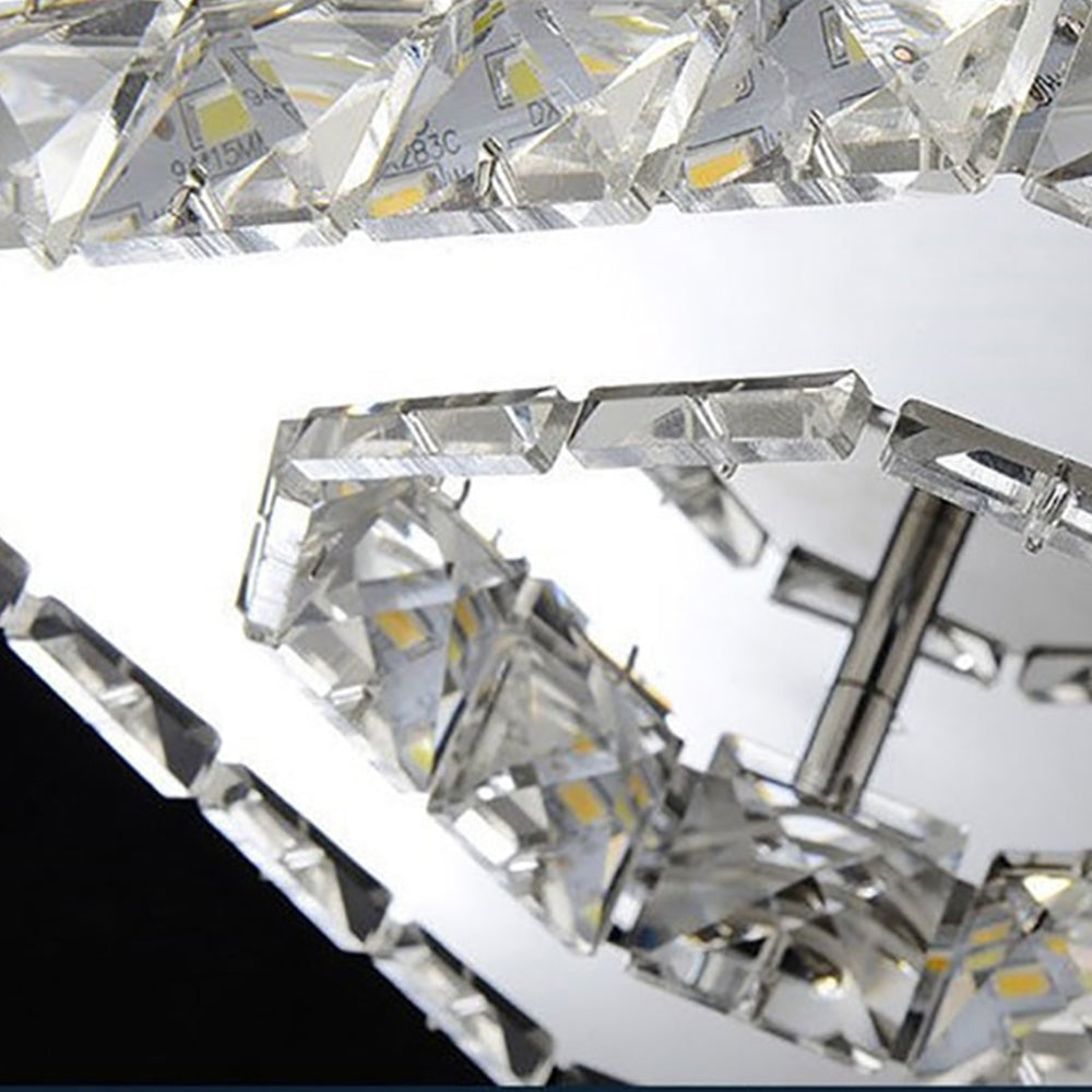 BowLift | Ceiling Light Crystal LED Modern Flush Fixture