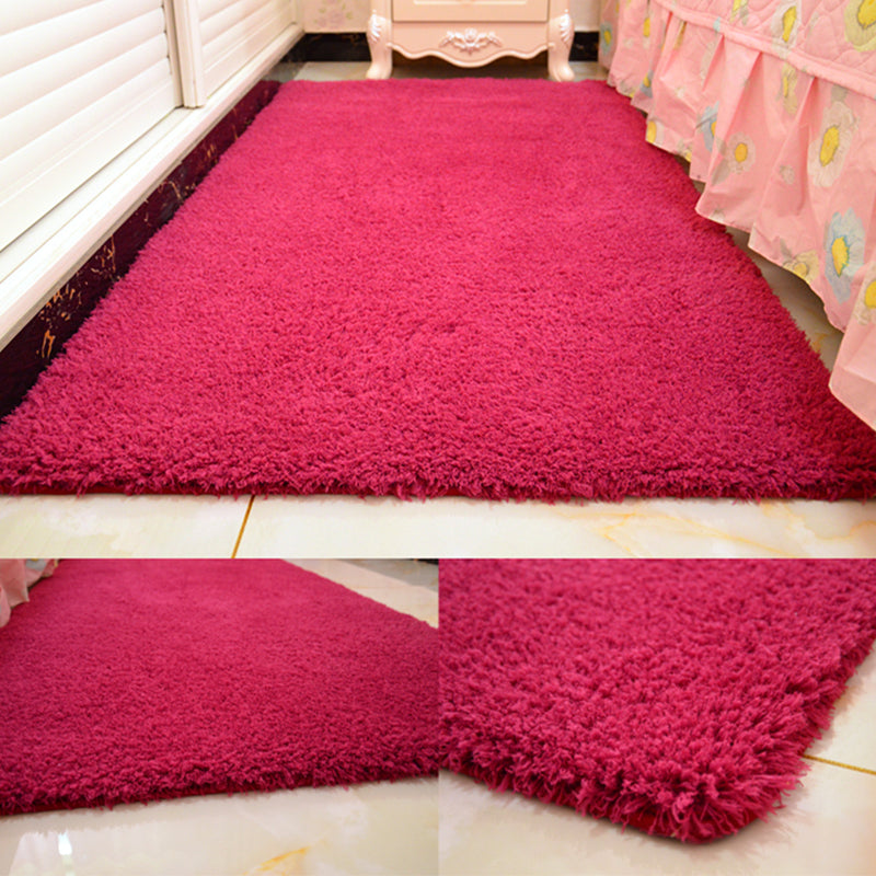 BowLift | Casual Rug Acrylic Solid Color Rug Easy Care Indoor Rug for Bedroom