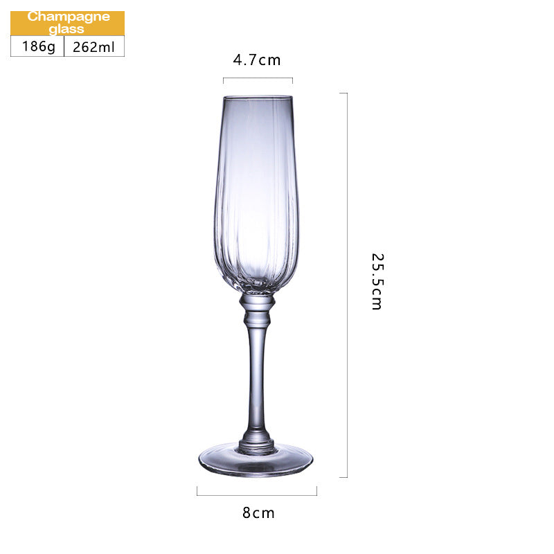 BowLift | Textured Spirits Glass Champagne Cocktail Martini Glass Customized Crystal Stemware