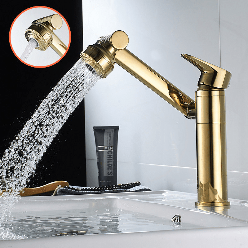 BowLift | Flexible 360° tap with spray function for washbasins