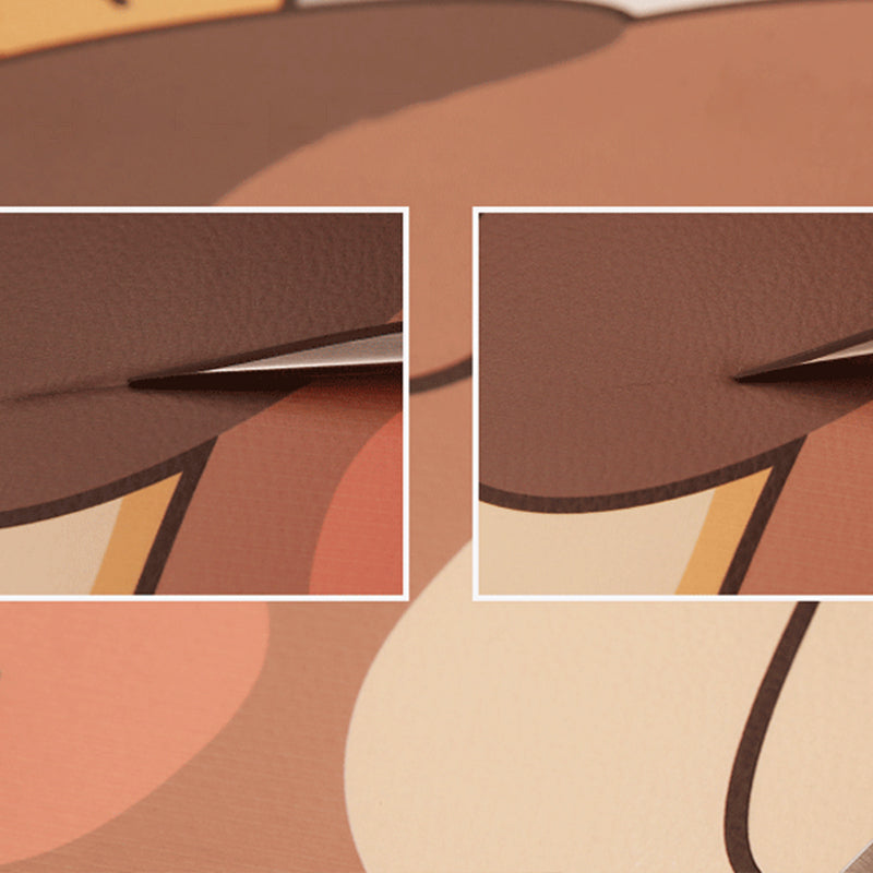 BowLift | Beautiful children's room carpet Multicolored cartoon pattern Indoor carpet PVC stain-resistant machine washable carpet