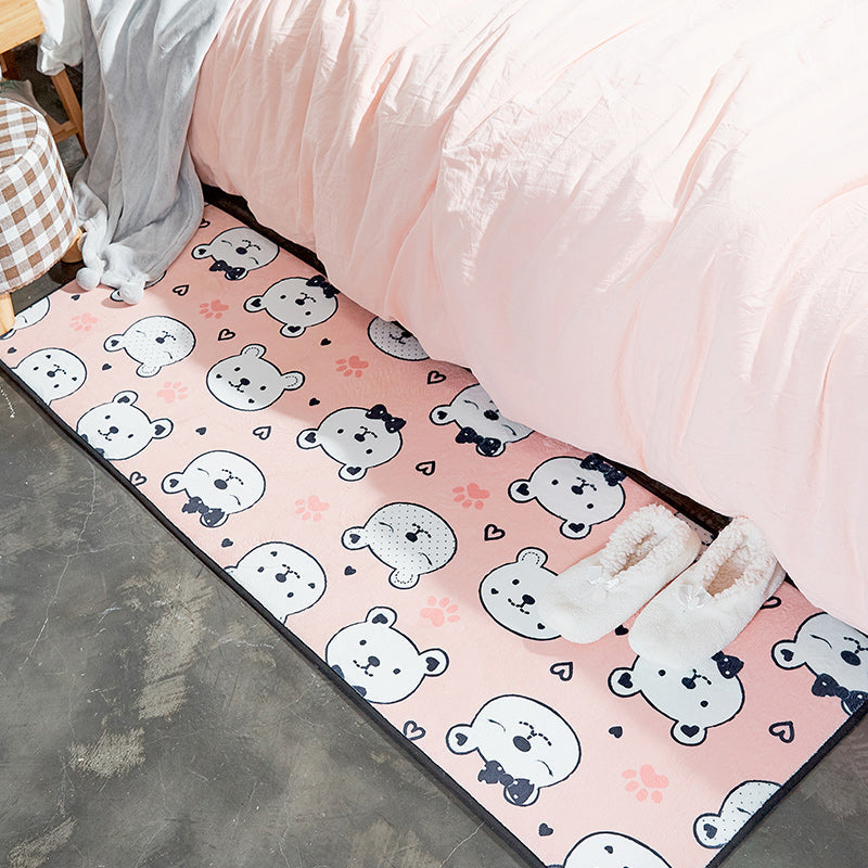 BowLift | Leisure Decoration Rug Multicolor Cartoon Pattern Indoor Rug Anti-slip Bottom Pet Friendly Washable Rug