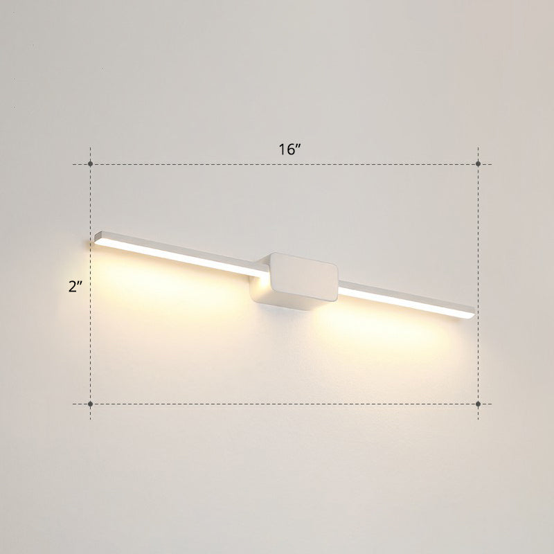 BowLift | Pol-shaped bathroom vanity wall lamp acrylic minimalist LED wall-mounted light