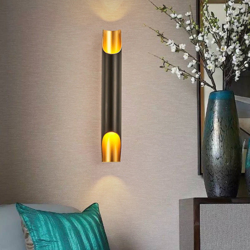BowLift | Tubular Aluminium Wall Lamp Fixture Post-Modern Wall Lighting Sconces for Living Room