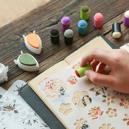 BowLift | ColorSplash – Finger paint set for creative children with stamps and rulers