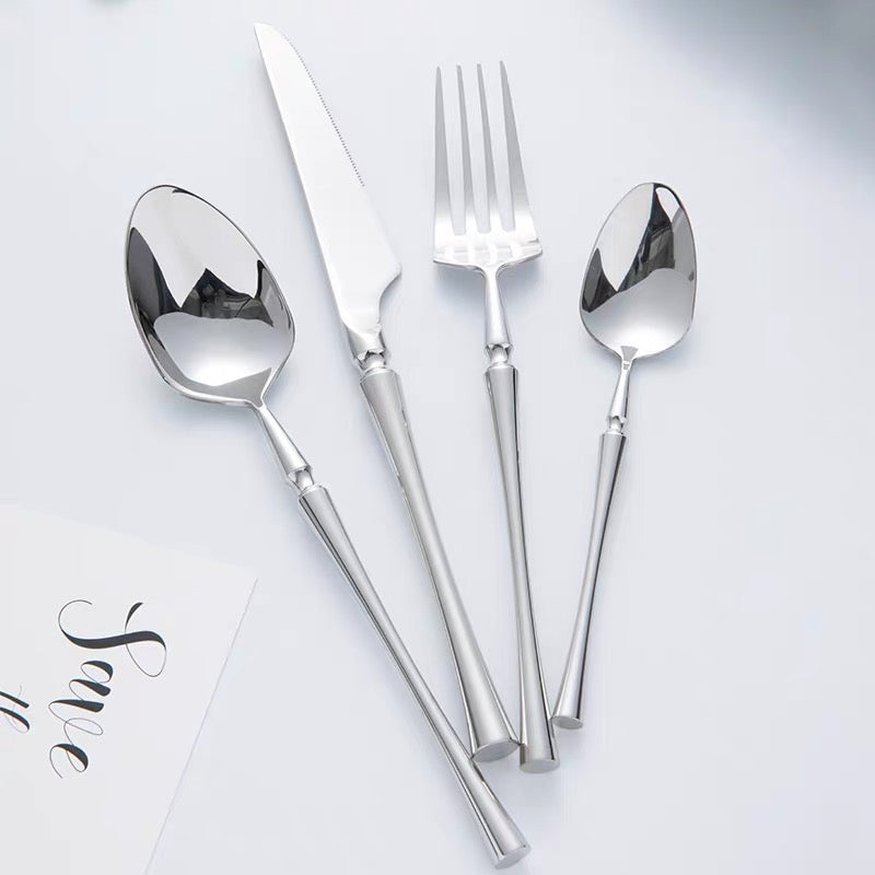 BowLift | 24-Piece Stainless Steel Cutlery Set - PureSet
