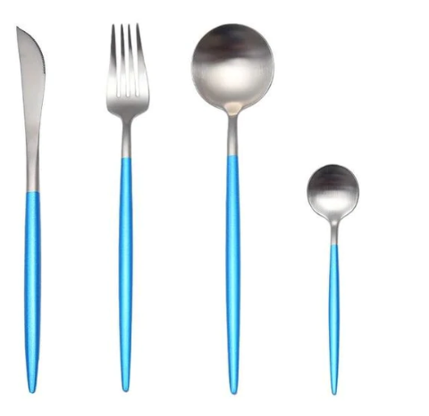BowLift | 24-Piece Stainless Steel Gold-Silver Luxury Cutlery - RoyalGlow