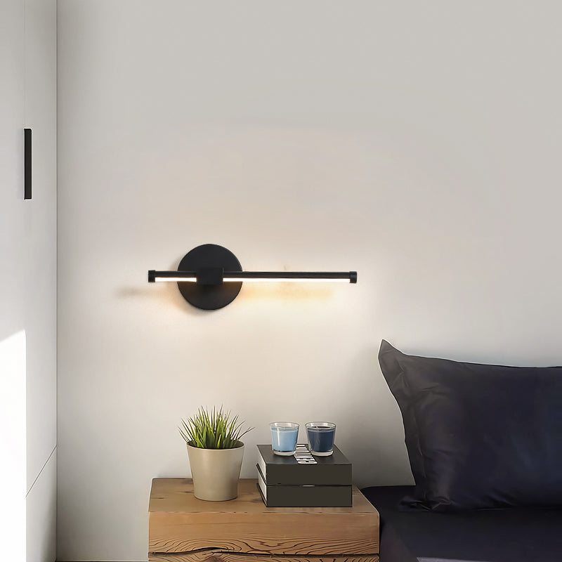 BowLift | Pencil-shaped Nightstand Wall Lamp Light Metallic LED Minimalist Wall Mount Lighting