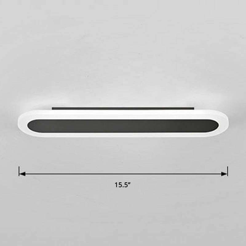 BowLift | Acrylic Bar-Shaped Wall Lighting Nordic Style LED Surface Wall Lamp for Hallway