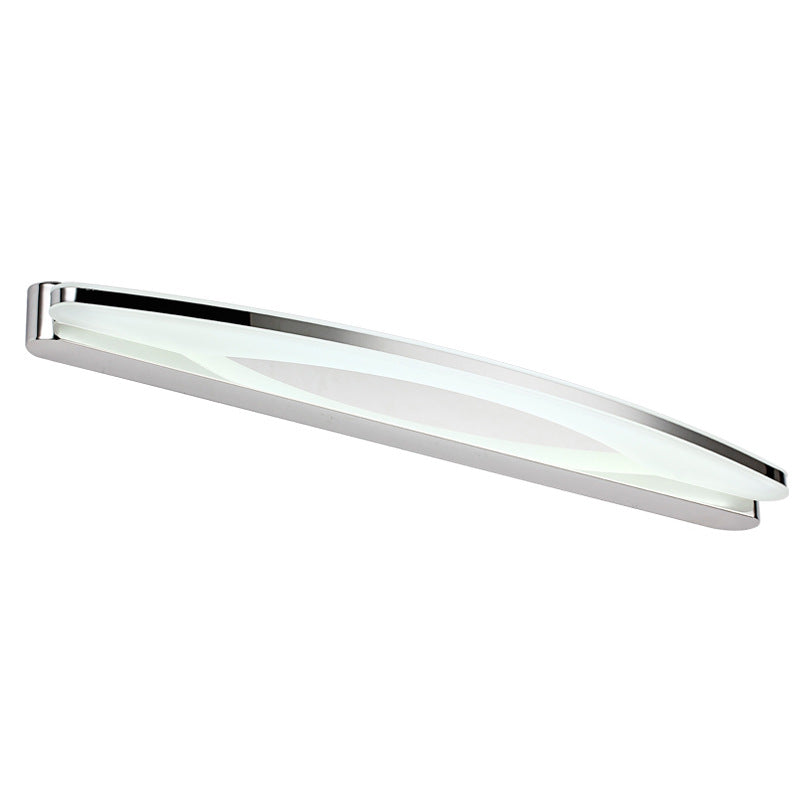 BowLift | Chrome Arc Wall Light Modern Style Stainless Steel LED Wall Light with Acrylic Diffuser